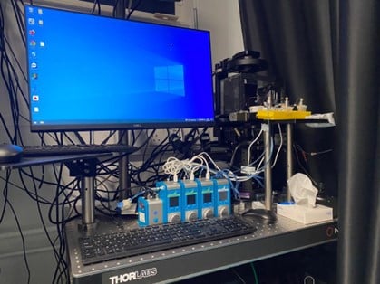 Tuomas Knowles microfluidics setup